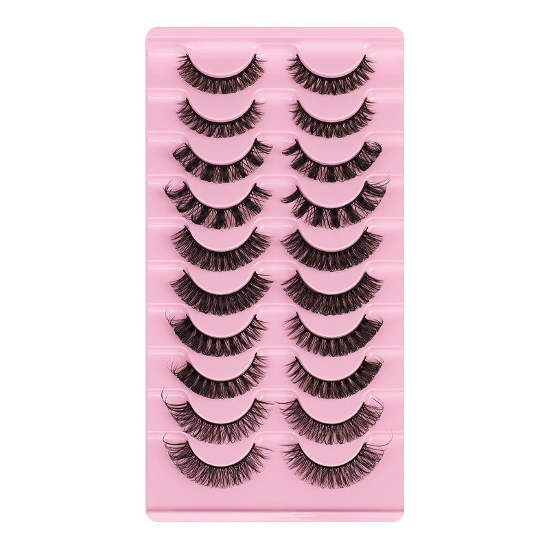 False Eyelashes, DD Curve, Thick, Eyelash, Ten Pairs False Eyelashes, DD Curve, Thick, Eyelash, Ten Pairs